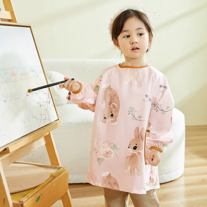 Art Craft 5 Year Old - Children Waterproof Art Cover Shirt Long