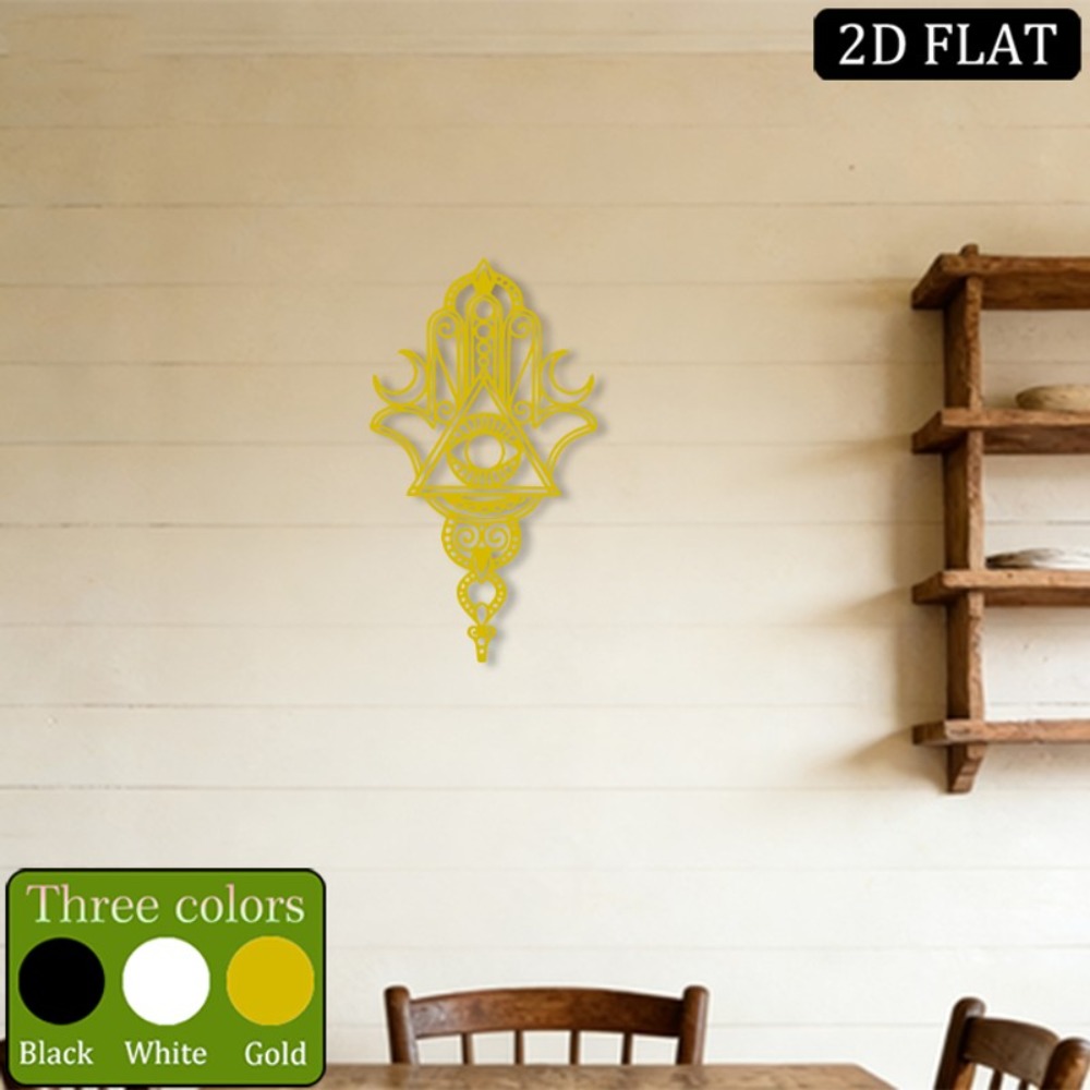 Art & Craft Paper Origami - CIFBUY Metal Wall Art Hamsa Evil