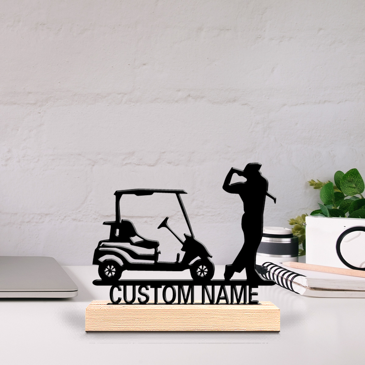 Art Craft Letter A - 1pc golf Custom Letter Metal Statue