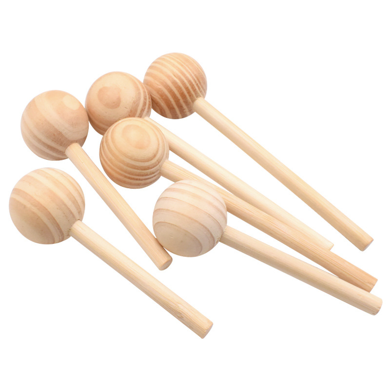 Art Craft Website - 5pcs/lot Unfinished Wooden Lollipops, Smooth Wood