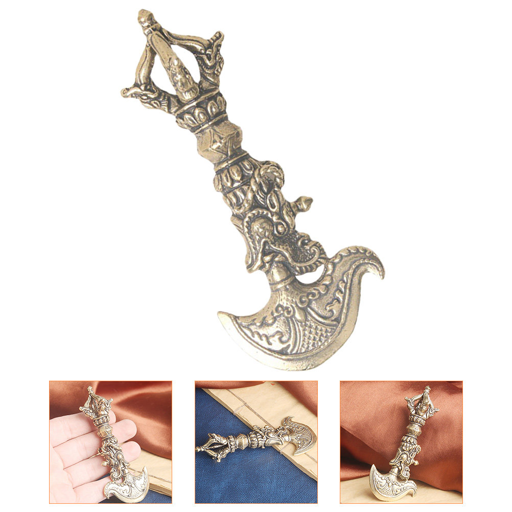 Art Craft Website - Mini Vajra Pestle Brass Ornament Tibetan