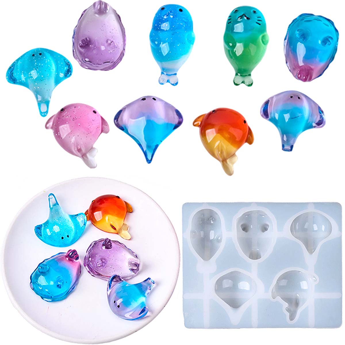 Art Craft Things - 3D Healing Kawaii Manta Ray Whale