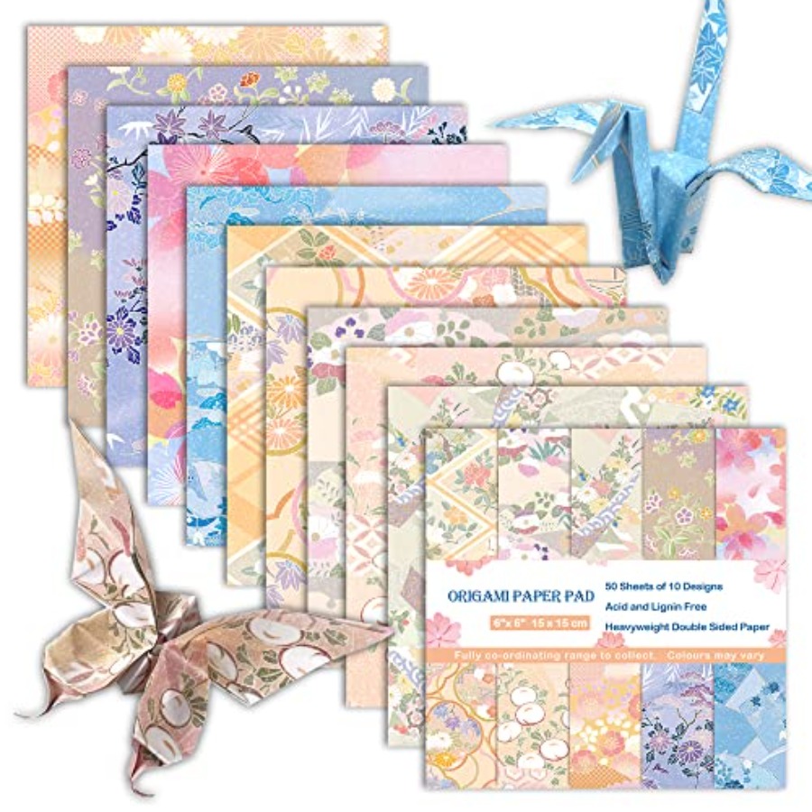 Art Craft Easy - Origami Paper 6x6 Double Sided 50