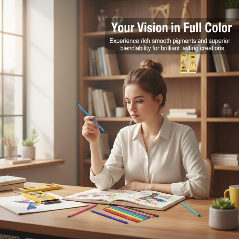 Colored Pencil Professional - 36 24 48 Colors Drawing Colored