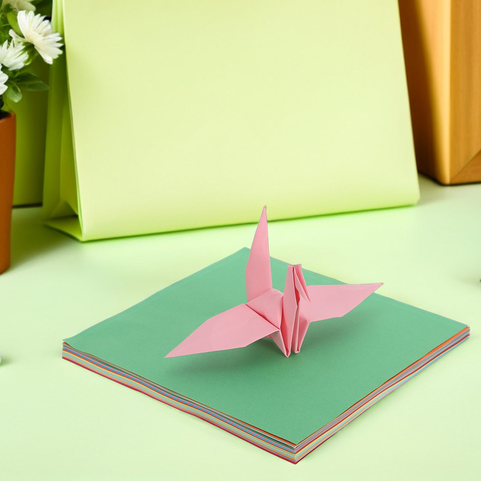 300Pcs Origami Paper Colorful  - огляд і ціна Art Craft Easy With Paper