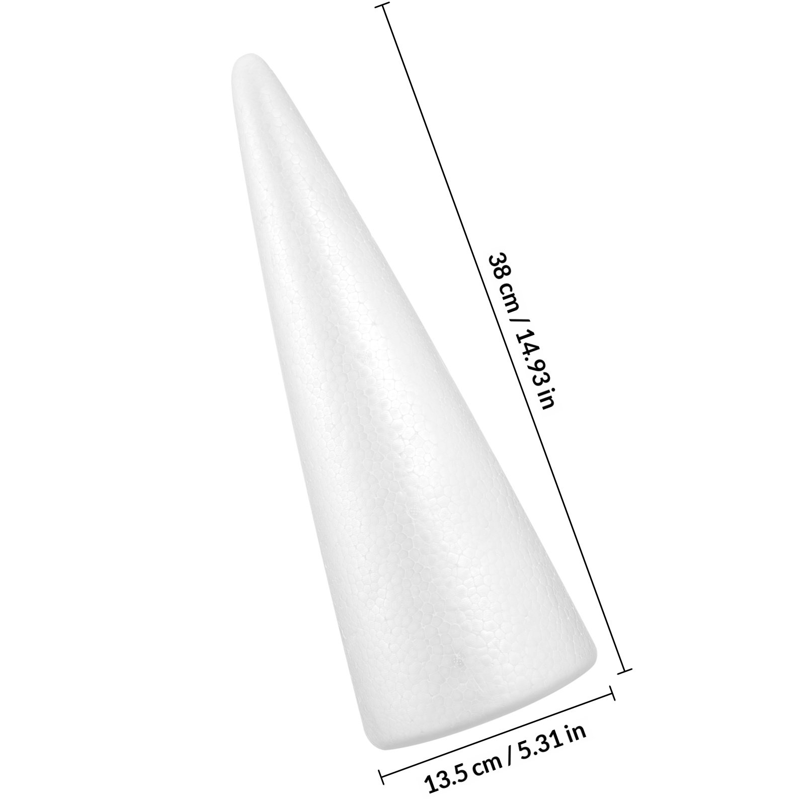 2Pcs Foam Craft Cones 38x13.5c - огляд і ціна Art Craft Holiday