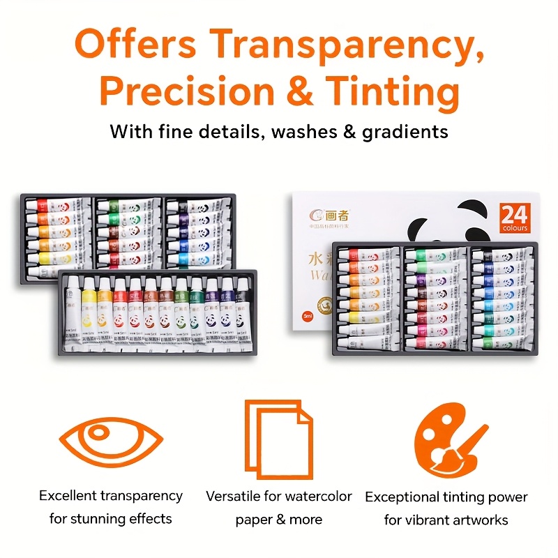 36 Colors Watercolor Paint Set - огляд і ціна Art Craft Easy With Paper