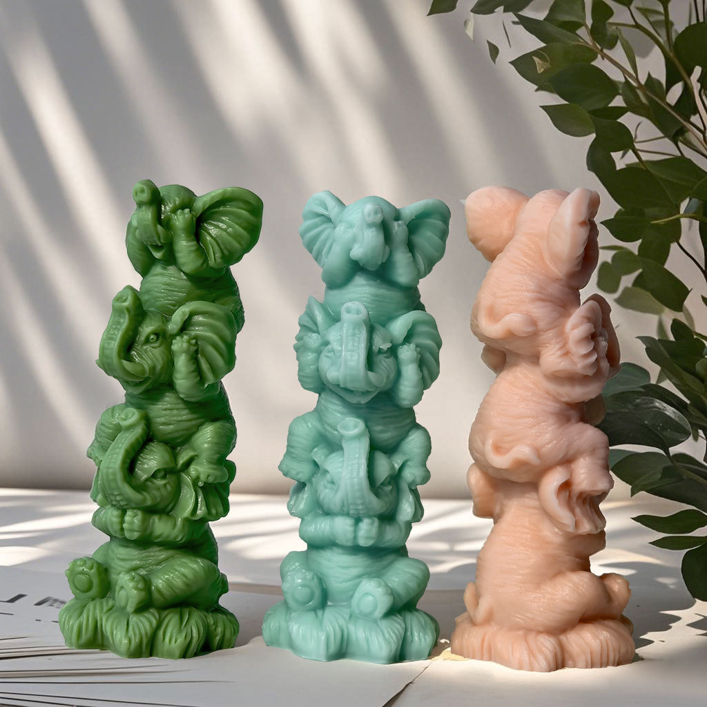 Cartoon Elephants Silicone Can - огляд і ціна Soy Candle Fragrance Oil