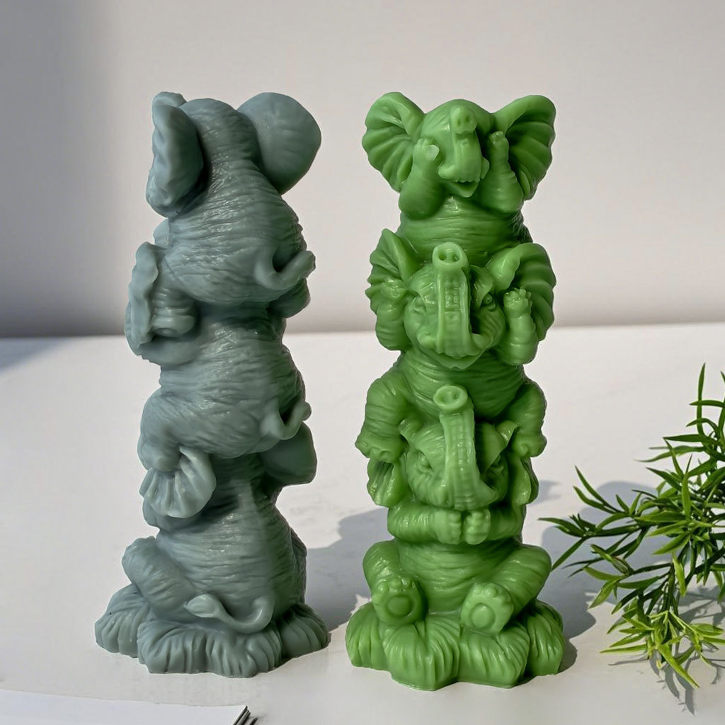 Cartoon Elephants Silicone Can - огляд і ціна Soy Candle Fragrance Oil