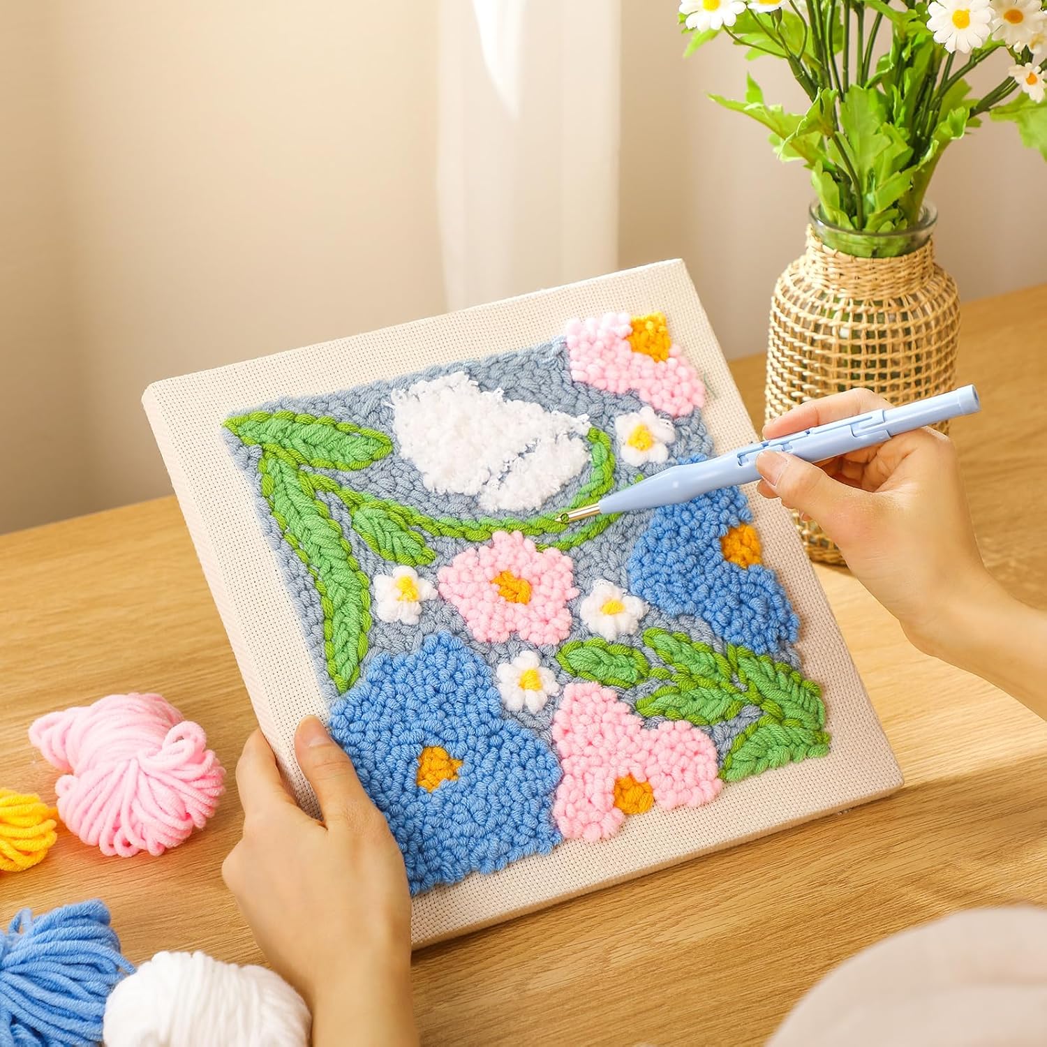 Punch Needle Kit with Frame fo - огляд і ціна Art Craft Easy With Paper