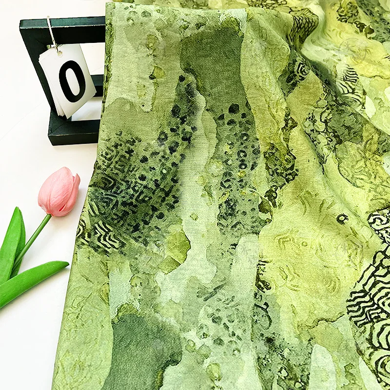 Green ink dyeing oil painting  - огляд і ціна Silk Painting Dye