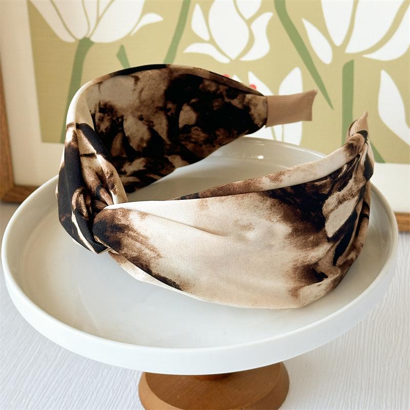 Tie-Dye Printed Headband - Vin - огляд і ціна Silk Painting Dye