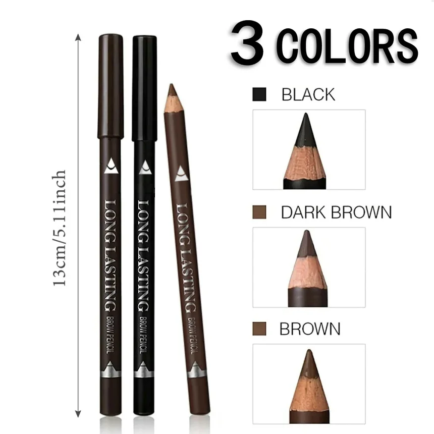 6/12Pcs Eye Brow Pencil Waterp - огляд і ціна Colored Pencil Professional