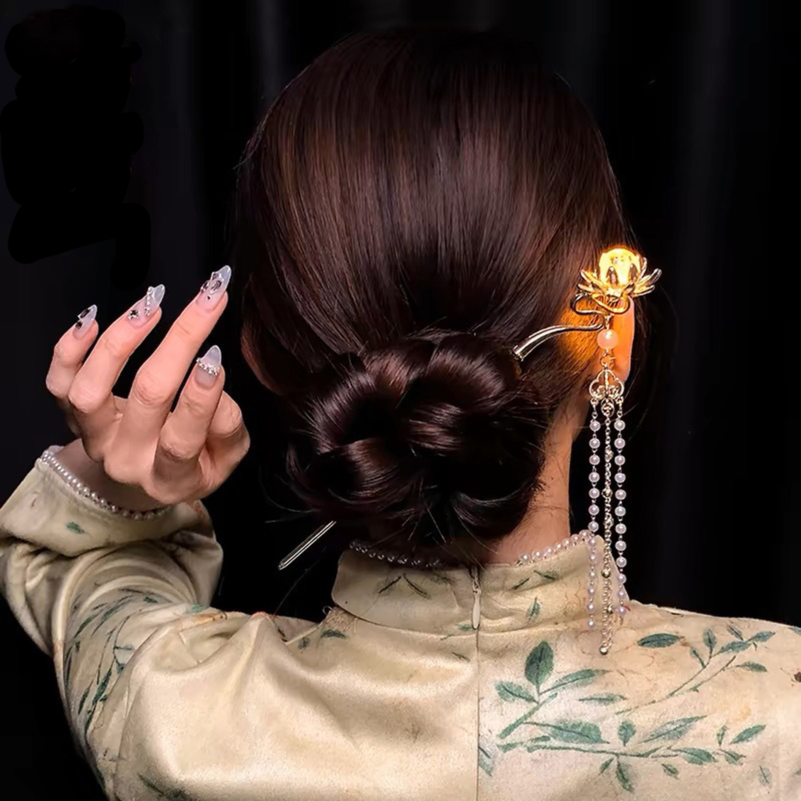 Luminous Flower Hairpin Exquis - огляд і ціна Art Craft Shop