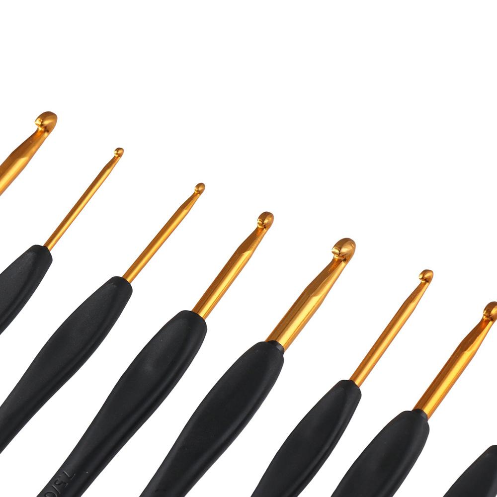 8PCS Black Crochet Hooks Set C - огляд і ціна Crochet Hook Set