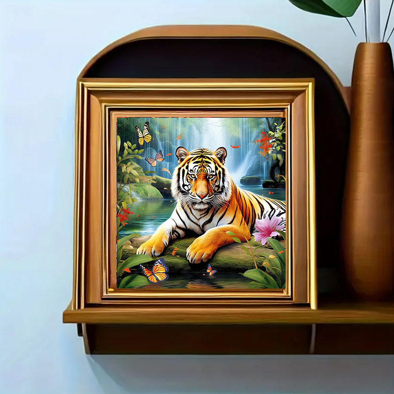 1 Set of Tiger King Diamond Pa - огляд і ціна Art Craft Website