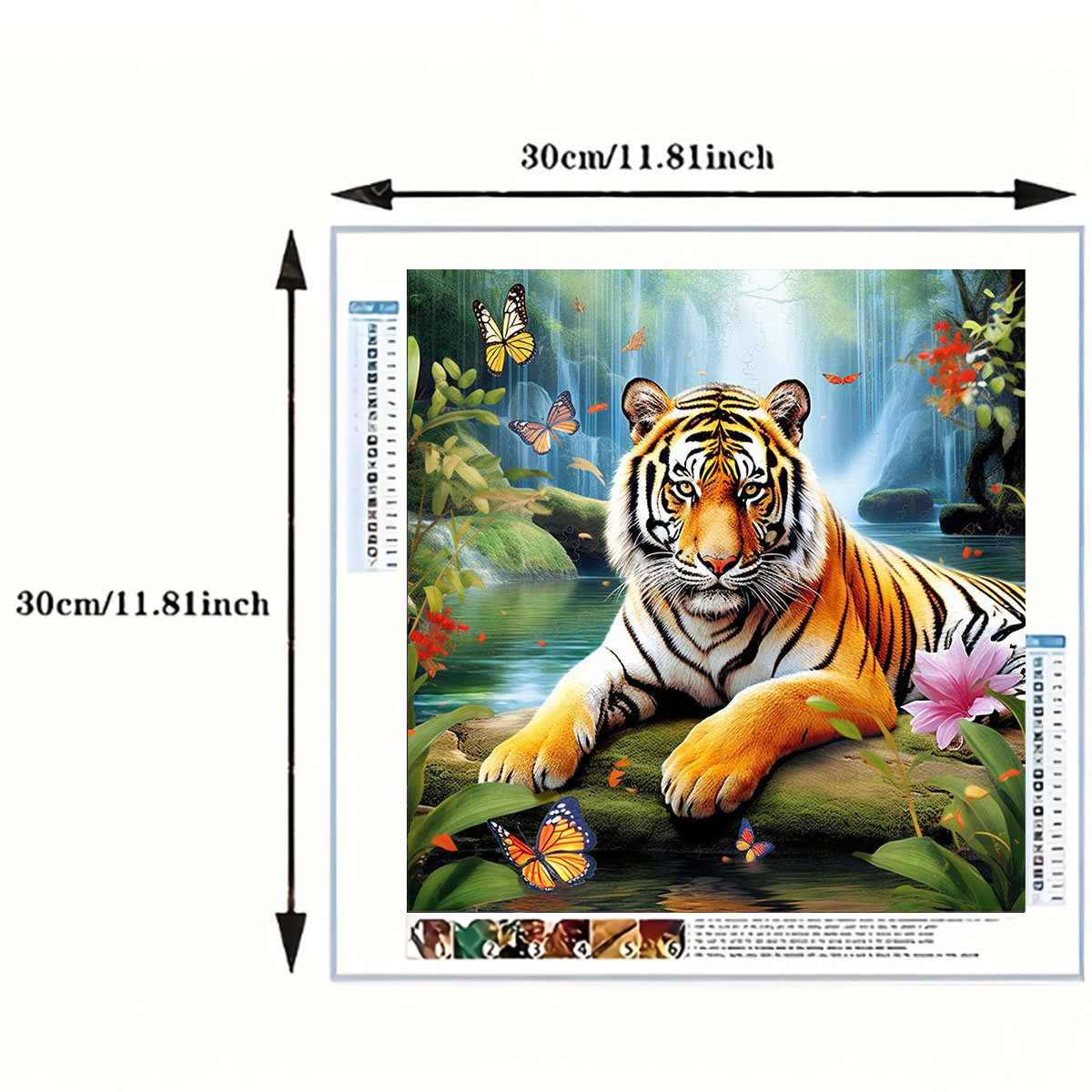 1 Set of Tiger King Diamond Pa - огляд і ціна Art Craft Website