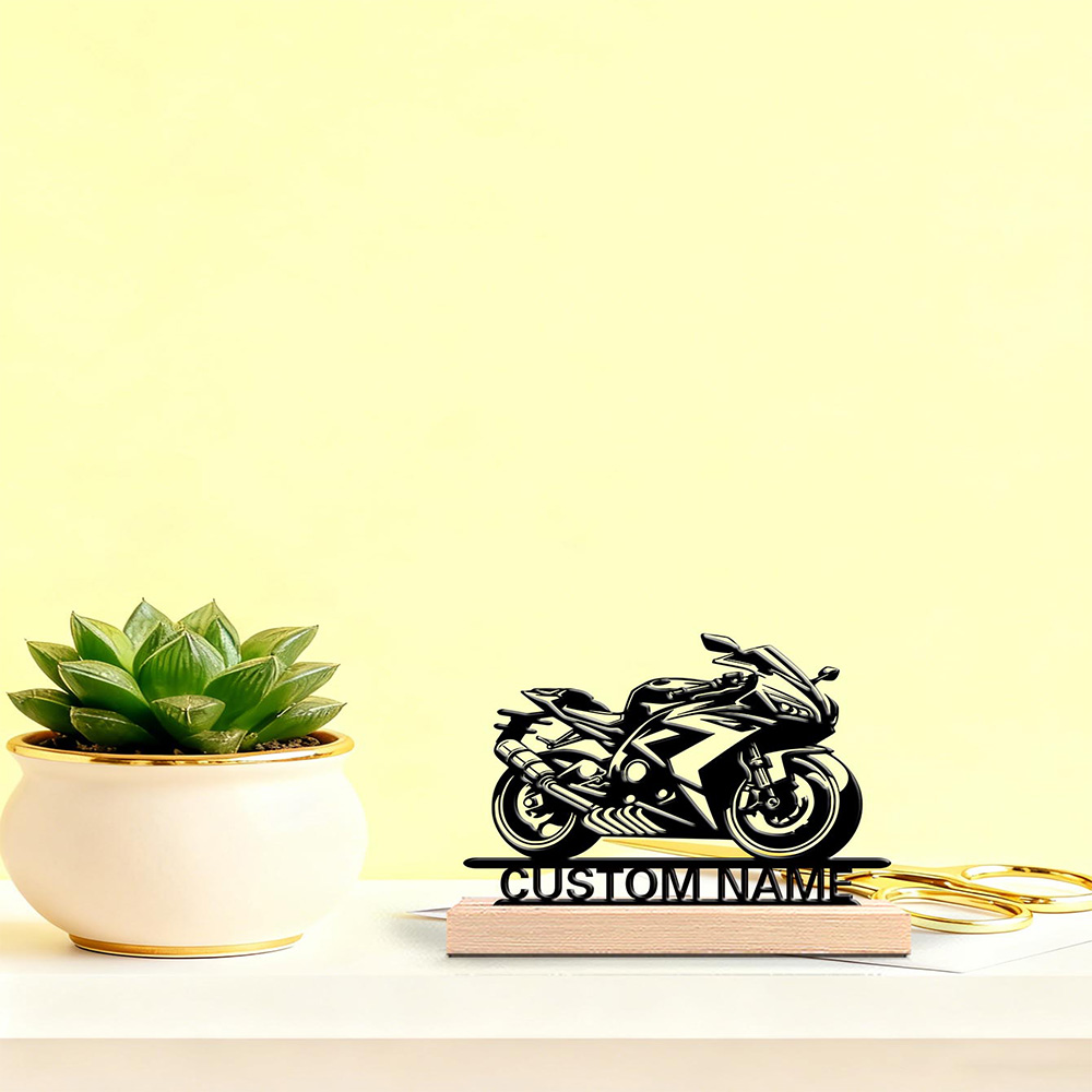 1pc Abstract cool motorcycle C - огляд і ціна Art Craft Letter A