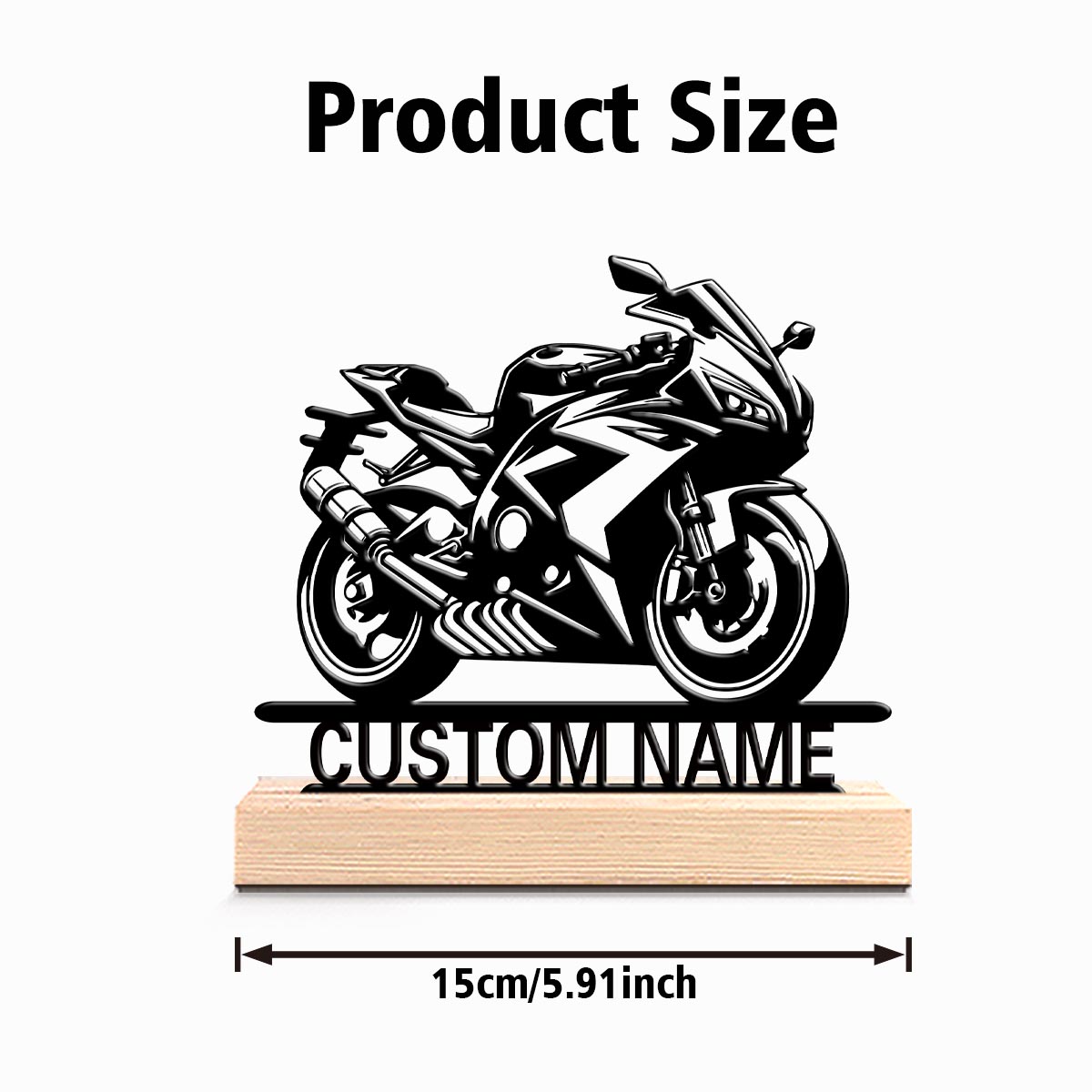 1pc Abstract cool motorcycle C - огляд і ціна Art Craft Letter A