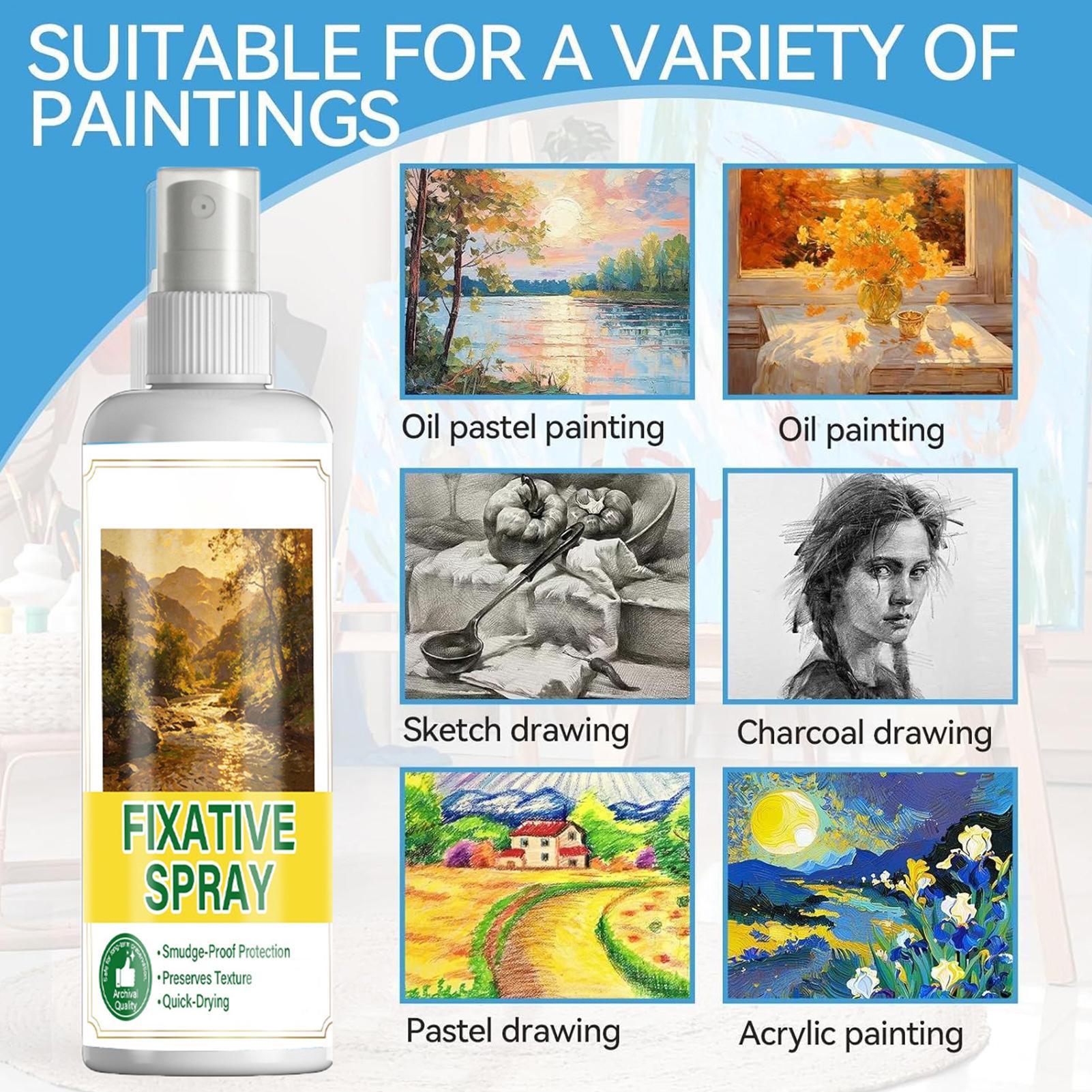 Fixative Spray 120ml Quick Dry - огляд і ціна Art Craft Website
