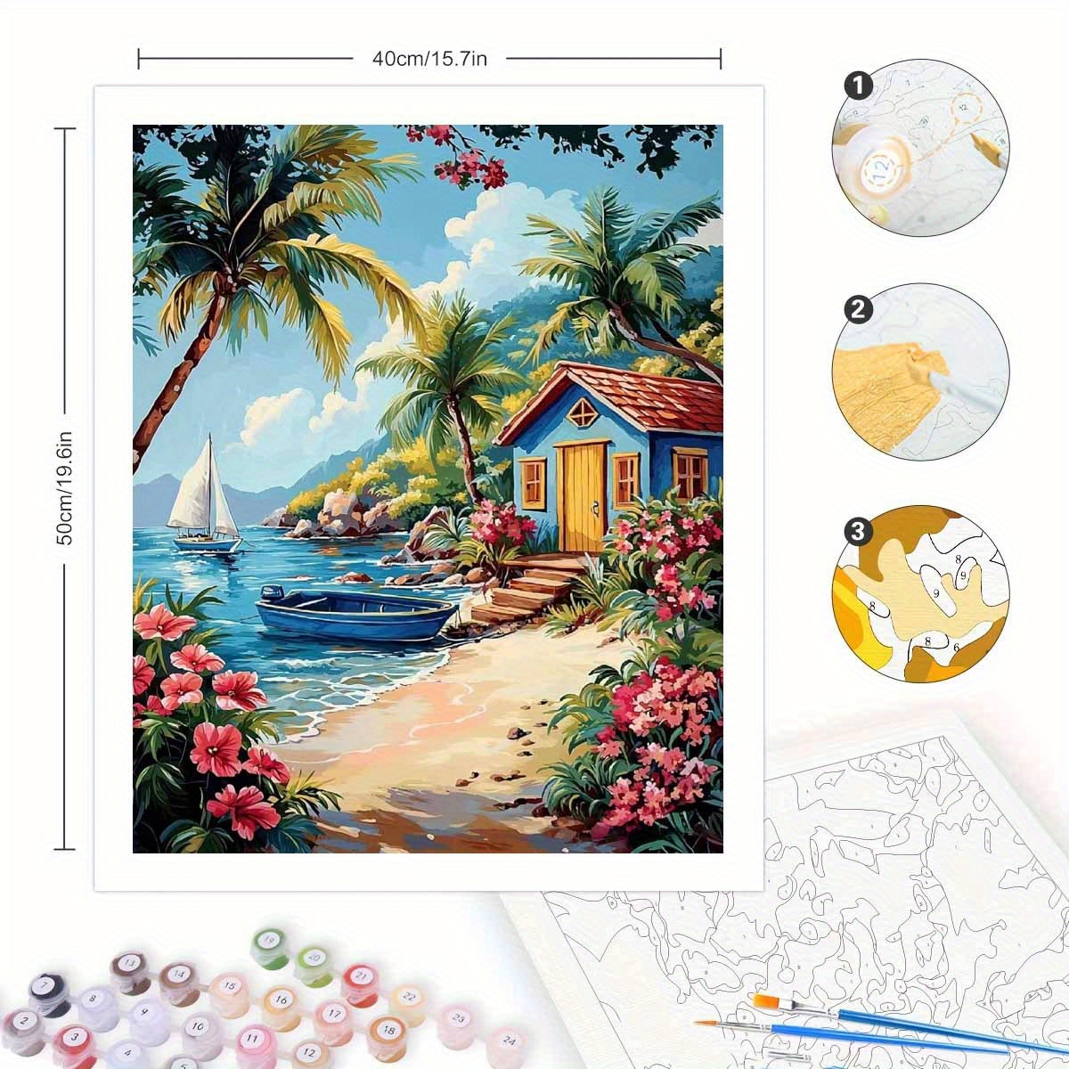Paint By Numbers Kit for Adult - огляд і ціна Art Craft Letter A