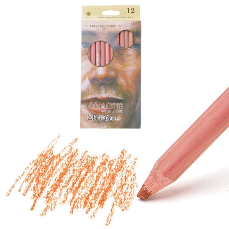 12Pcs Professional Soft Pastel - огляд і ціна Colored Pencil Professional
