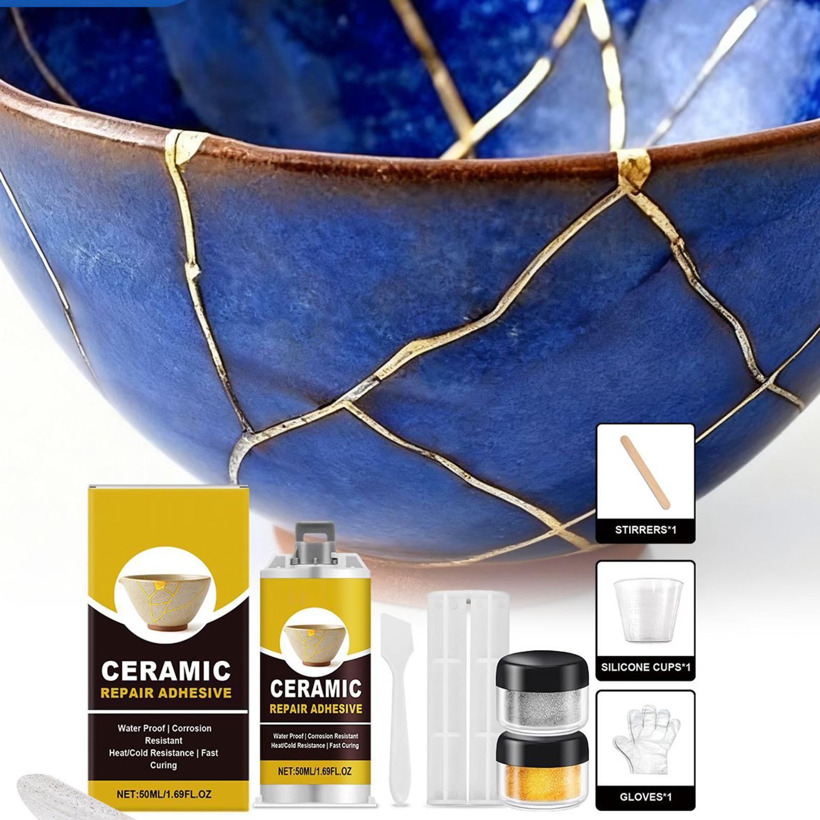 Porcelaine Repair Kit Gold Cer - огляд і ціна Art Craft Workshop