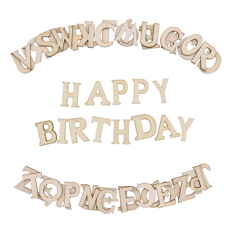 100pcs Wood English Alphabet D - огляд і ціна Art Craft Letter A