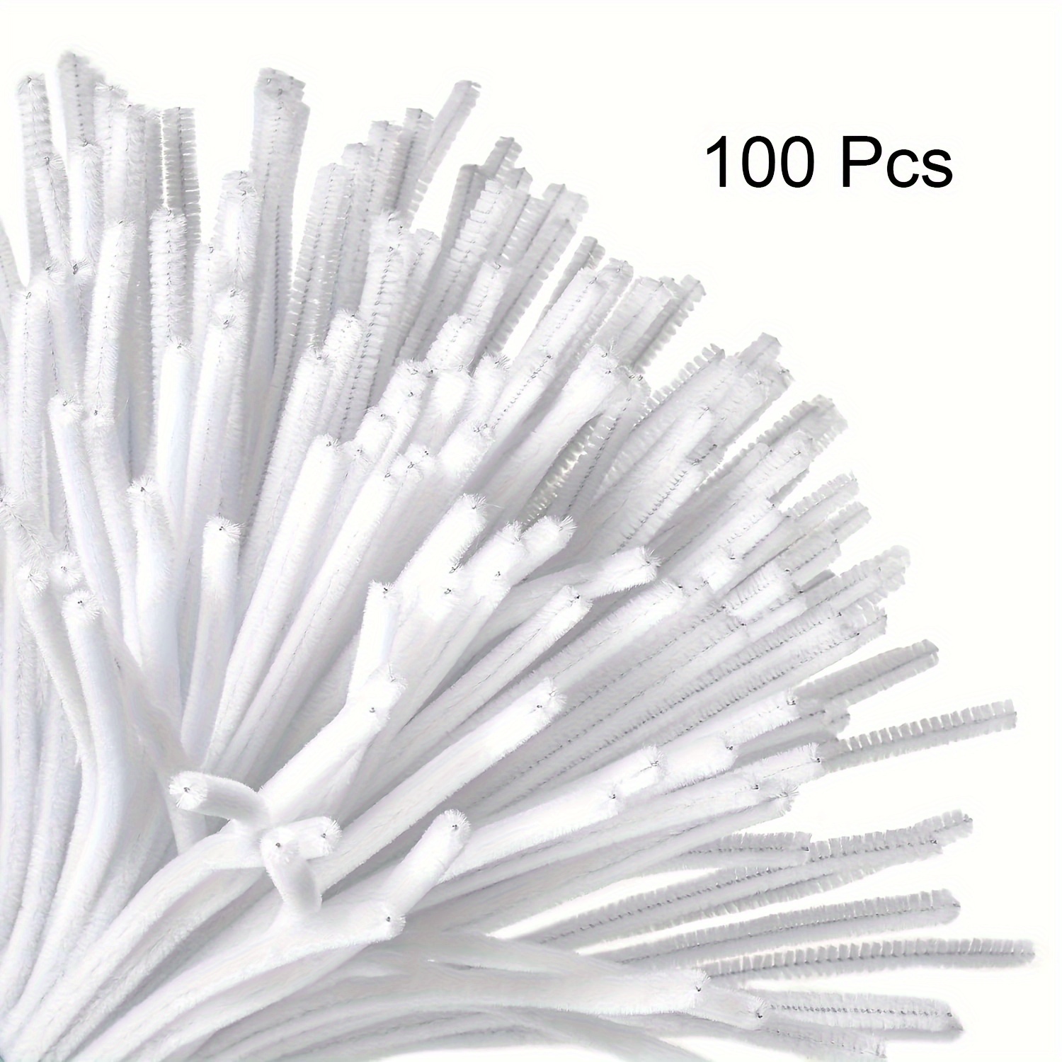 100 Pcs White Pipe Cleaners,Pi - огляд і ціна Art Craft Things
