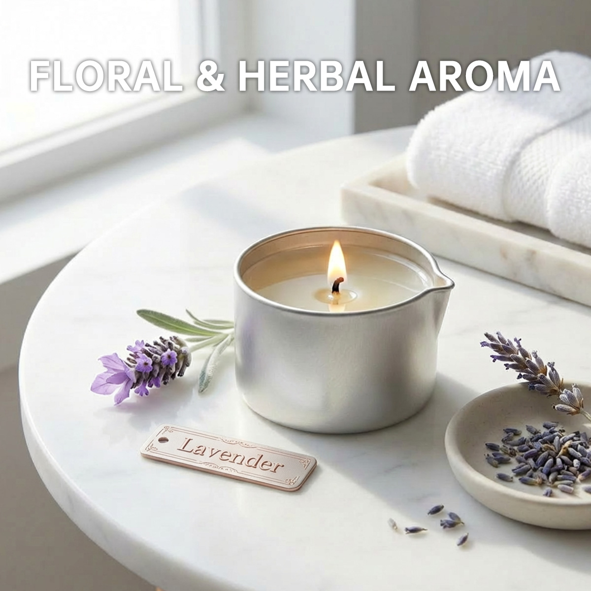 Massage Oil Candle Lavender 2o - огляд і ціна Soy Candle Fragrance Oil