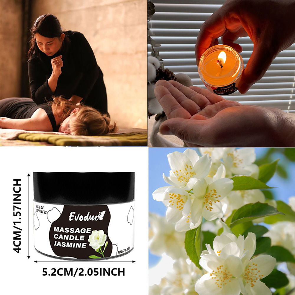 Massage Oil Candle Jasmine Soy - огляд і ціна Soy Candle Fragrance Oil