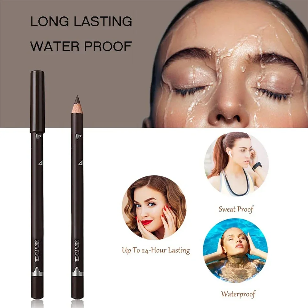 6/12Pcs Eye Brow Pencil Waterp - огляд і ціна Colored Pencil Professional