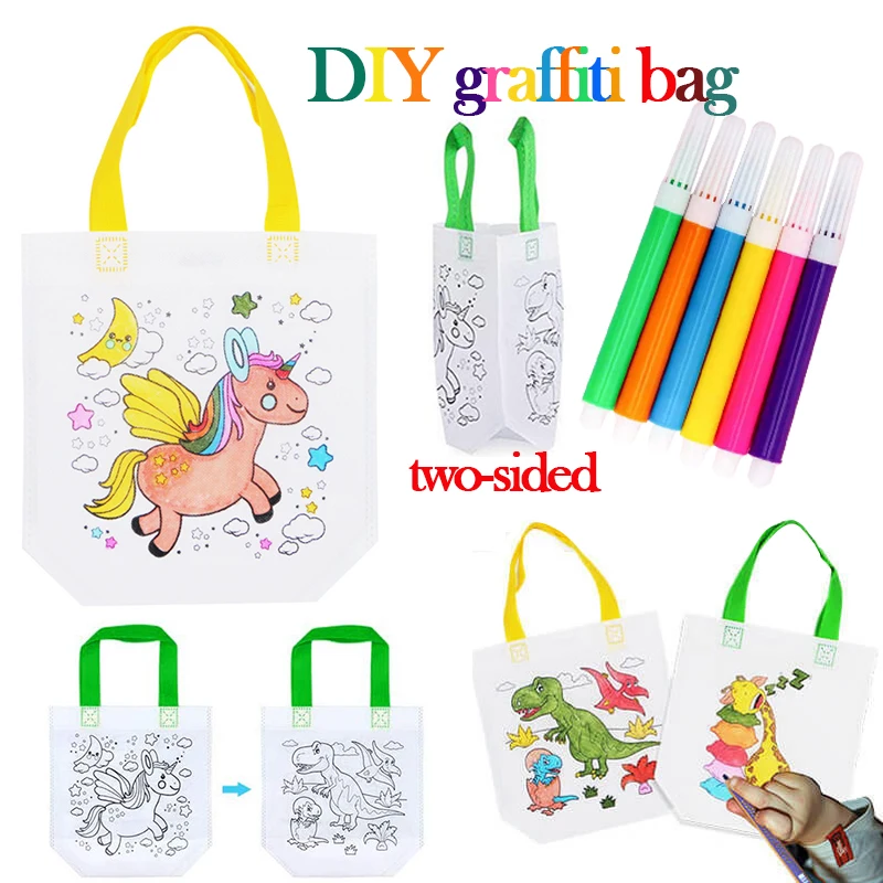 1-10pcs Sets DIY Graffiti Bag  - огляд і ціна Art Craft 5 Year Old
