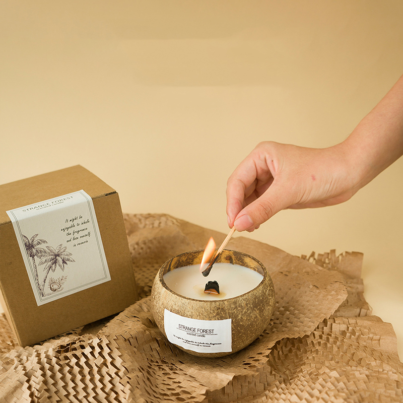 Coconut Shell Aromatherapy Can - огляд і ціна Soy Candle Fragrance Oil