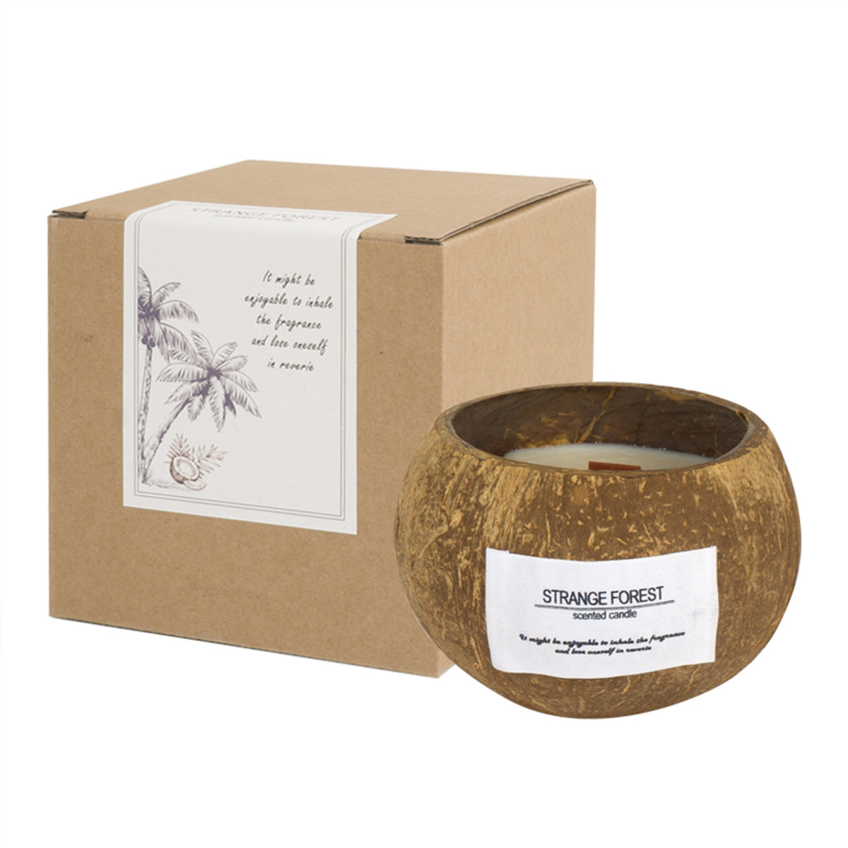 Coconut Shell Aromatherapy Can - огляд і ціна Soy Candle Fragrance Oil