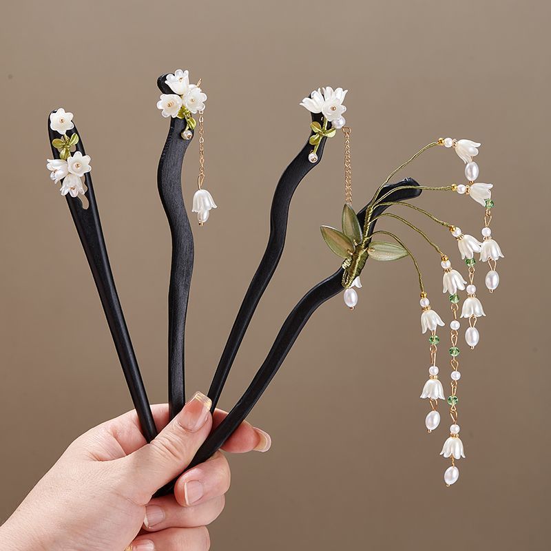 Wooden Flower Hairpin Vintage  - огляд і ціна Art Craft Shop