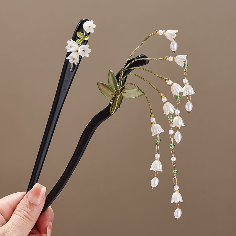 Wooden Flower Hairpin Vintage  - огляд і ціна Art Craft Shop