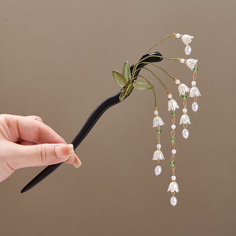 Wooden Flower Hairpin Vintage  - огляд і ціна Art Craft Shop