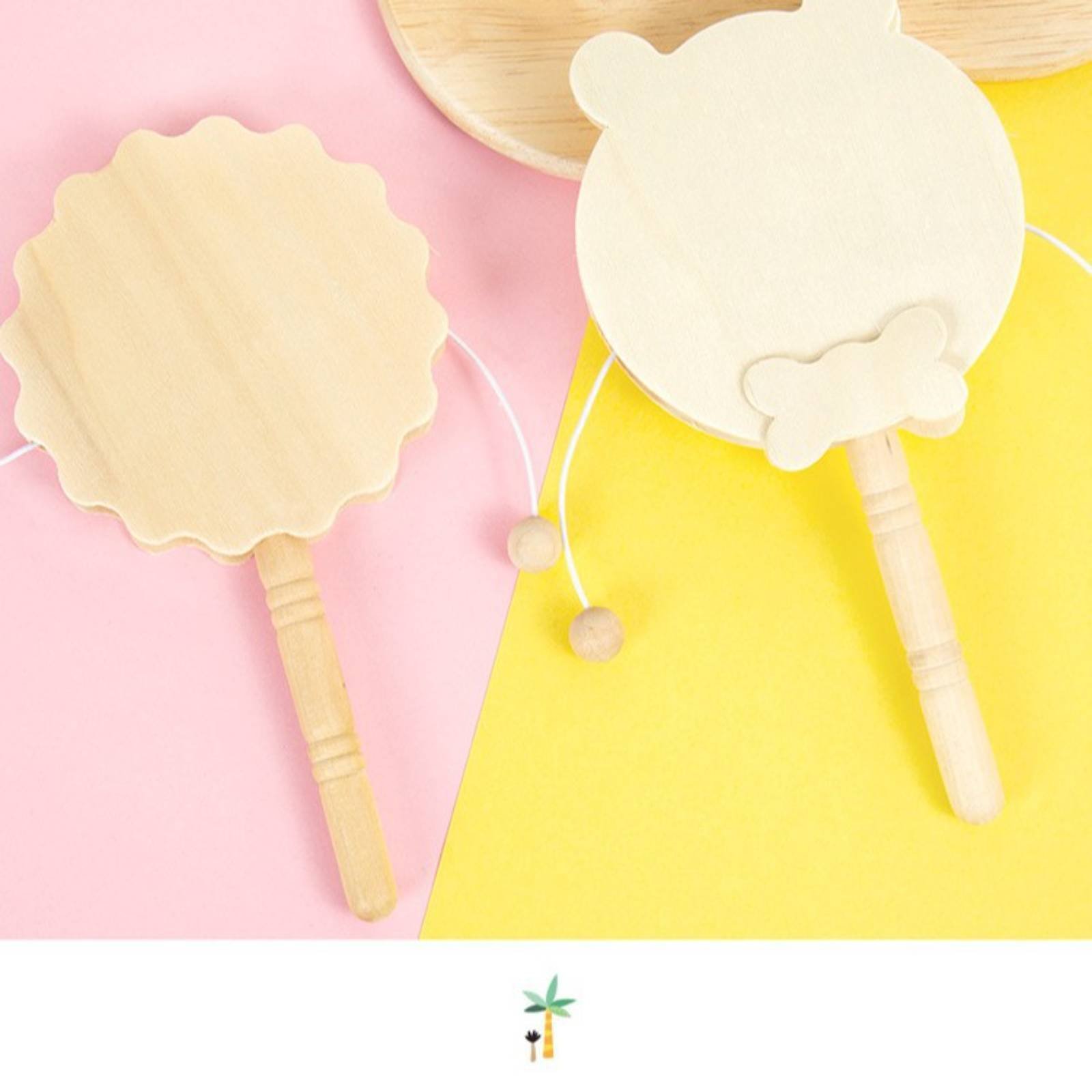 DIY Wooden Rattle Drum Even-Su - огляд і ціна Art Craft Workshop