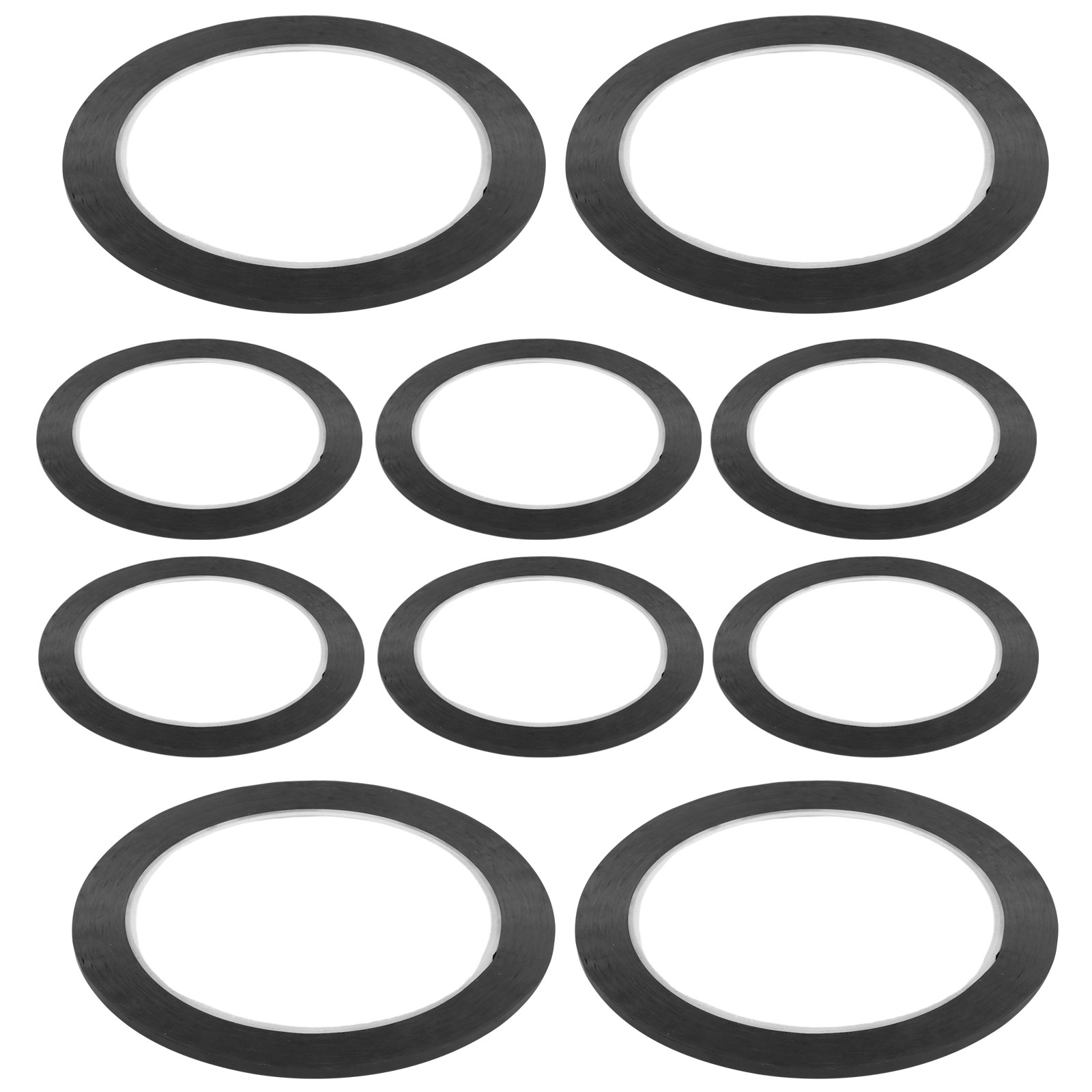 10Pcs Black Pet Art Tape Self  - огляд і ціна Art Craft Easy