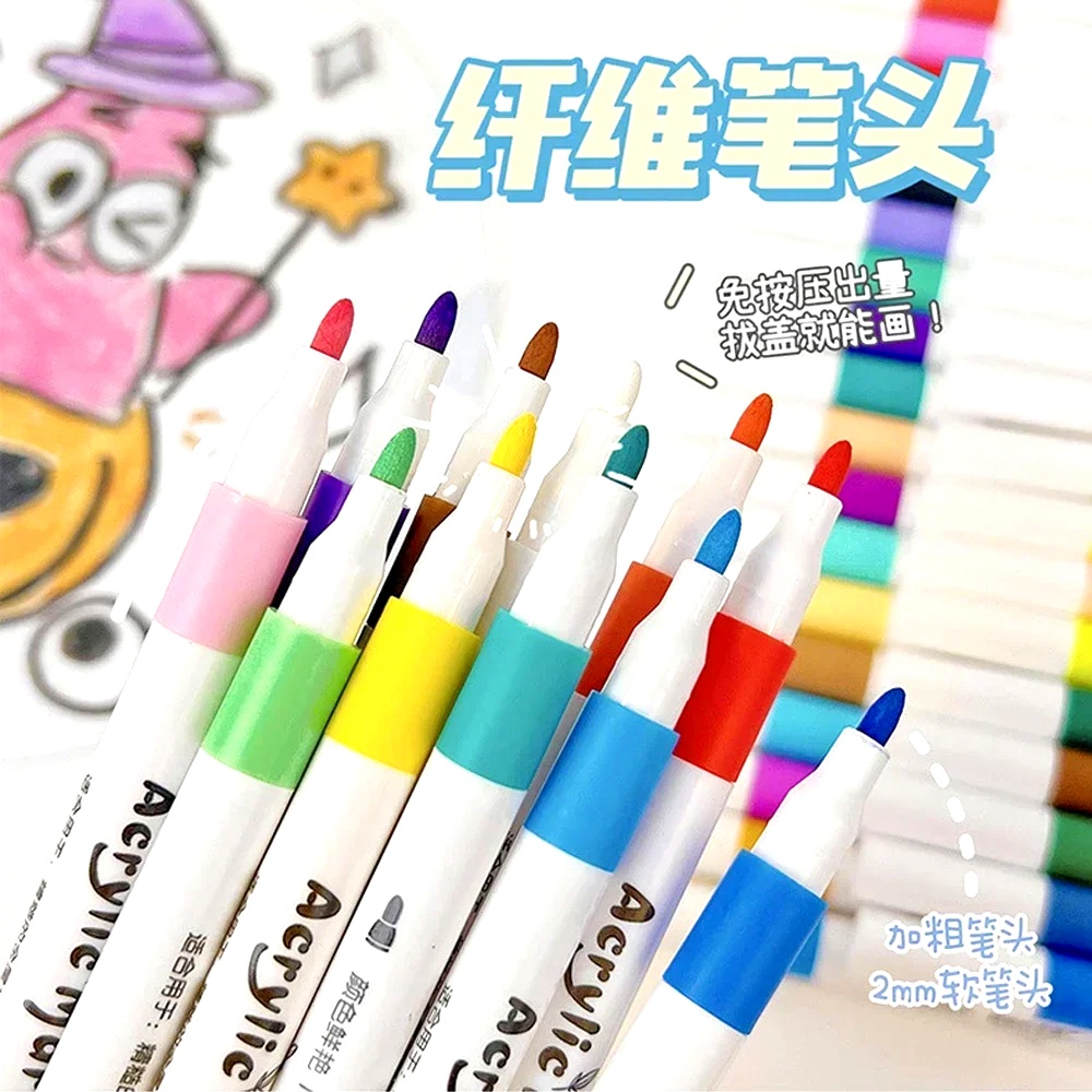 Soft Tip Acrylic Marker Pen Se - огляд і ціна Art Craft 5 Year Old