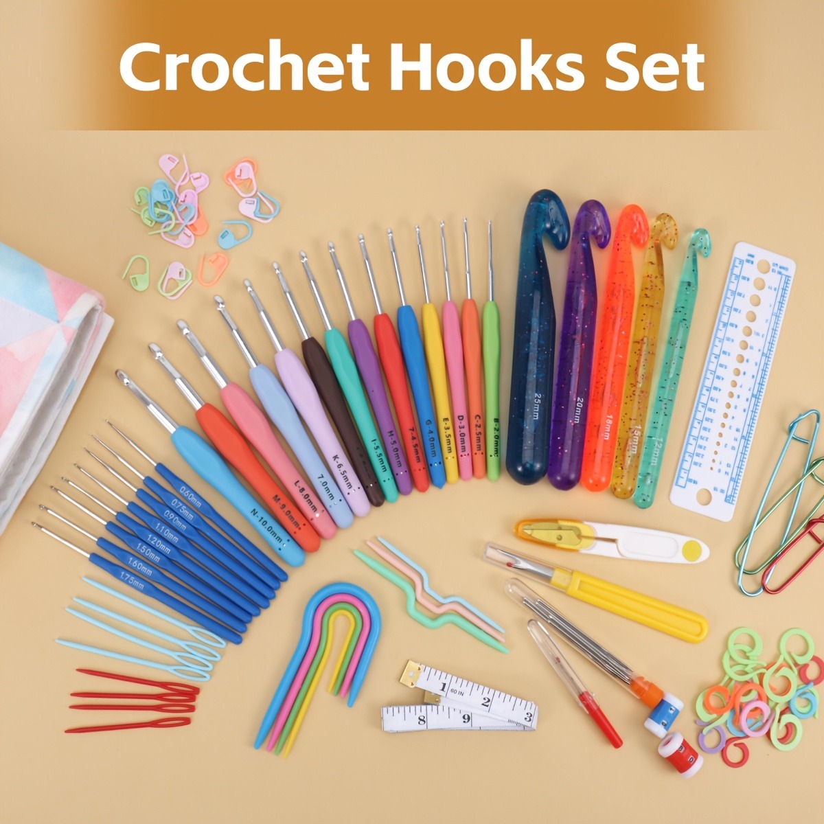 118pcs Crochet Hooks Sets, Erg - огляд і ціна Crochet Hook Set