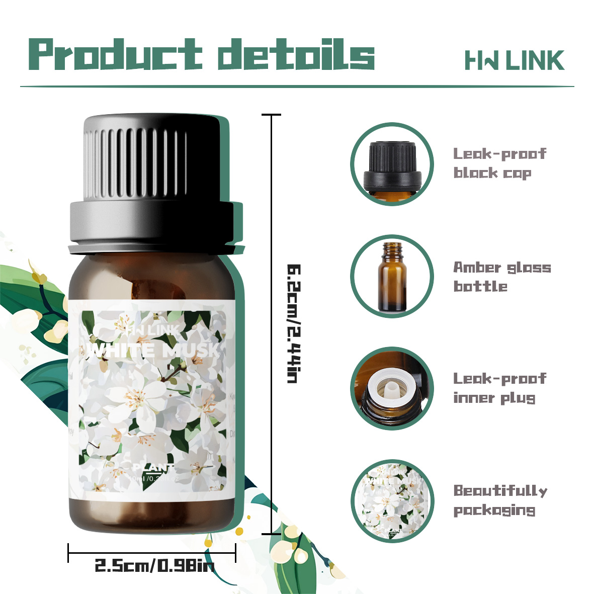 White Musk Essential Oils 10ml - огляд і ціна Art Craft Things