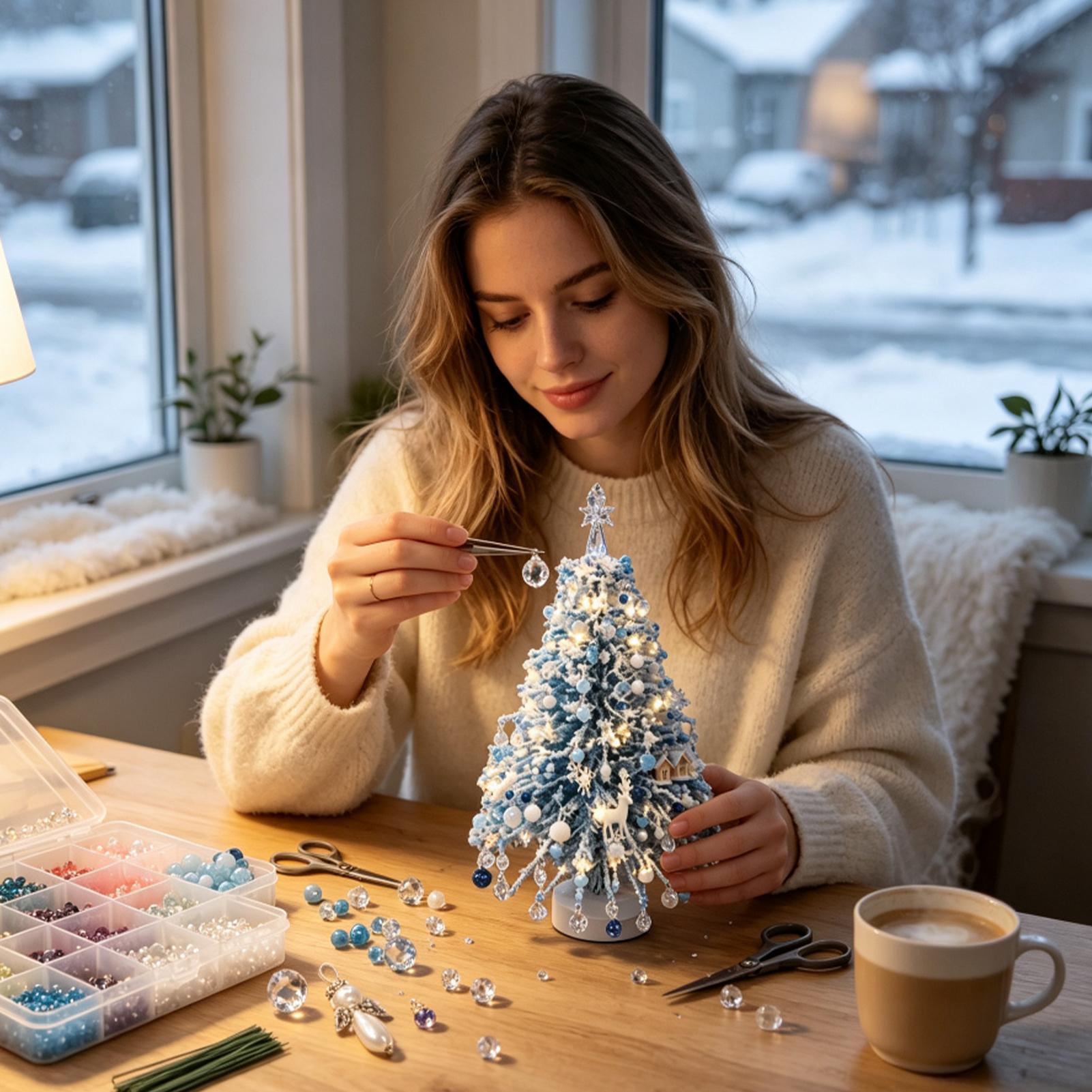 Christmas Tree Beading Art Win - огляд і ціна Art Craft Project