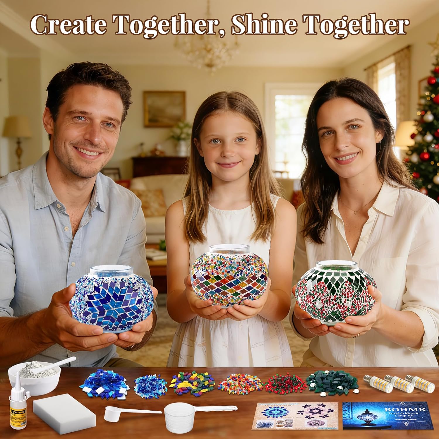 DIY 3 Globe Turkish Mosaic Lam - огляд і ціна Art Craft Easy