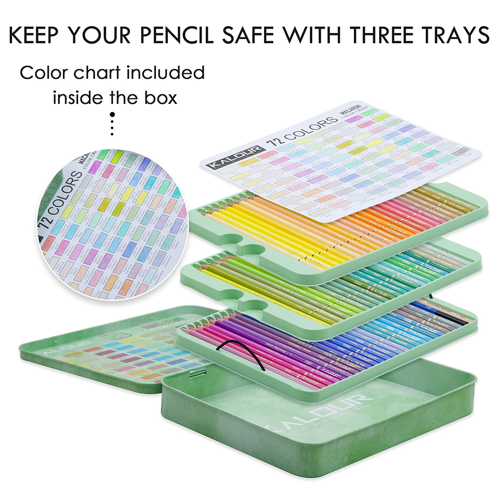 72pcs Macarons Color Pencils P - огляд і ціна Colored Pencil Professional