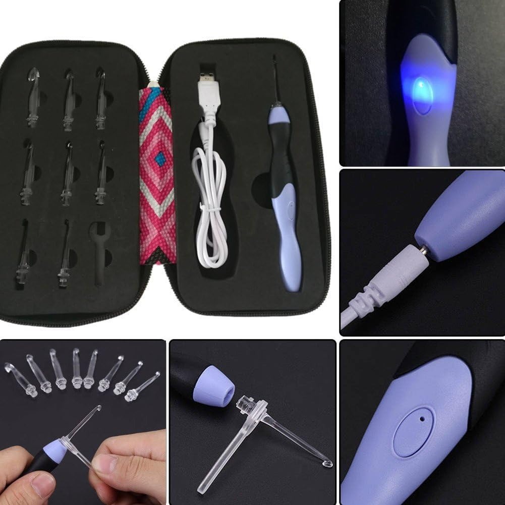 High-Qualit Portable 9-In-1 Lu - огляд і ціна Crochet Hook Set