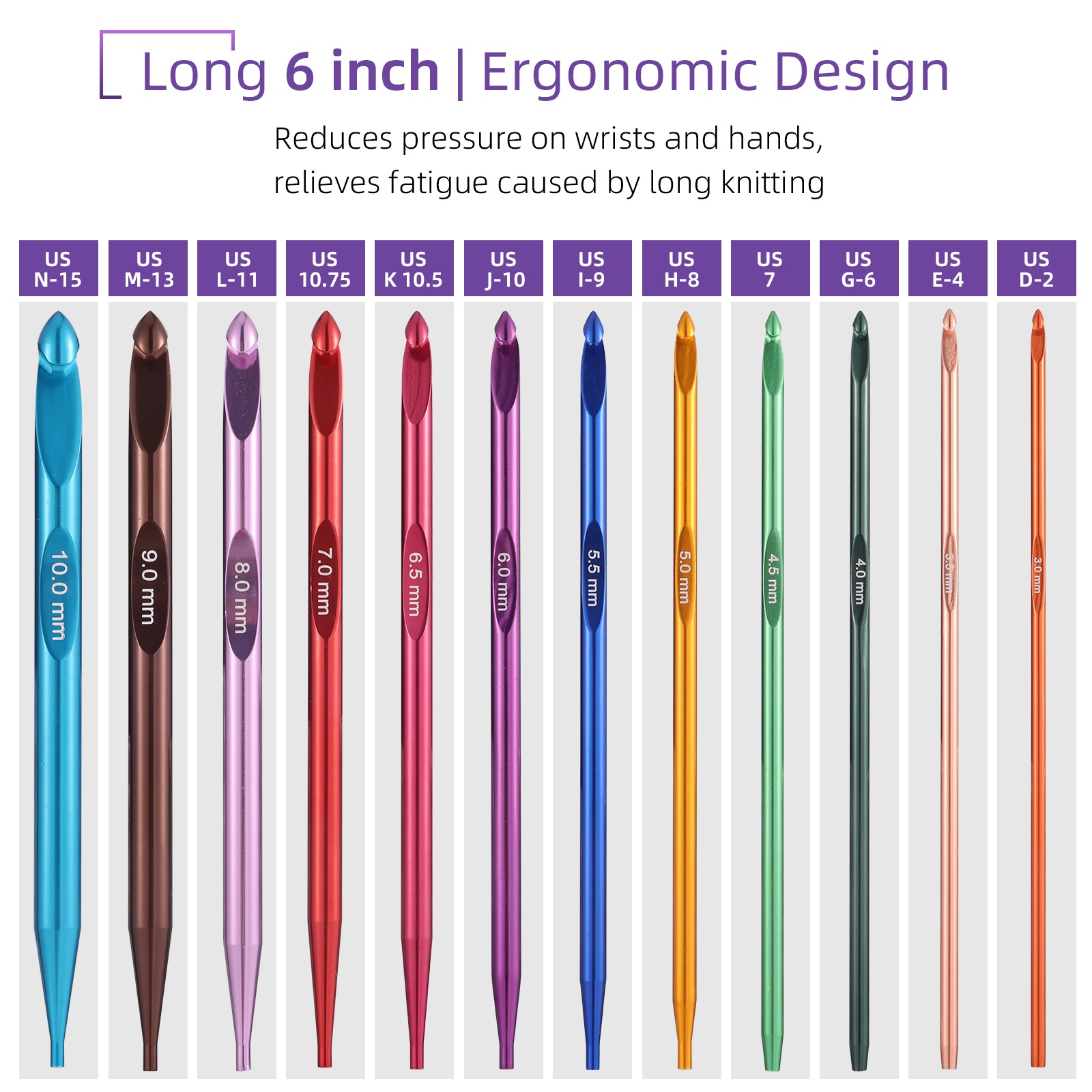 tunisian crochet hooks set - огляд і ціна Crochet Hook Set