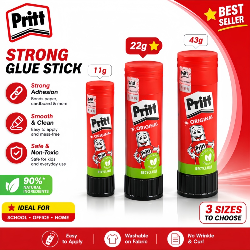 Original Pritt Glue Stick Non- - огляд і ціна Art Craft 5 Year Old