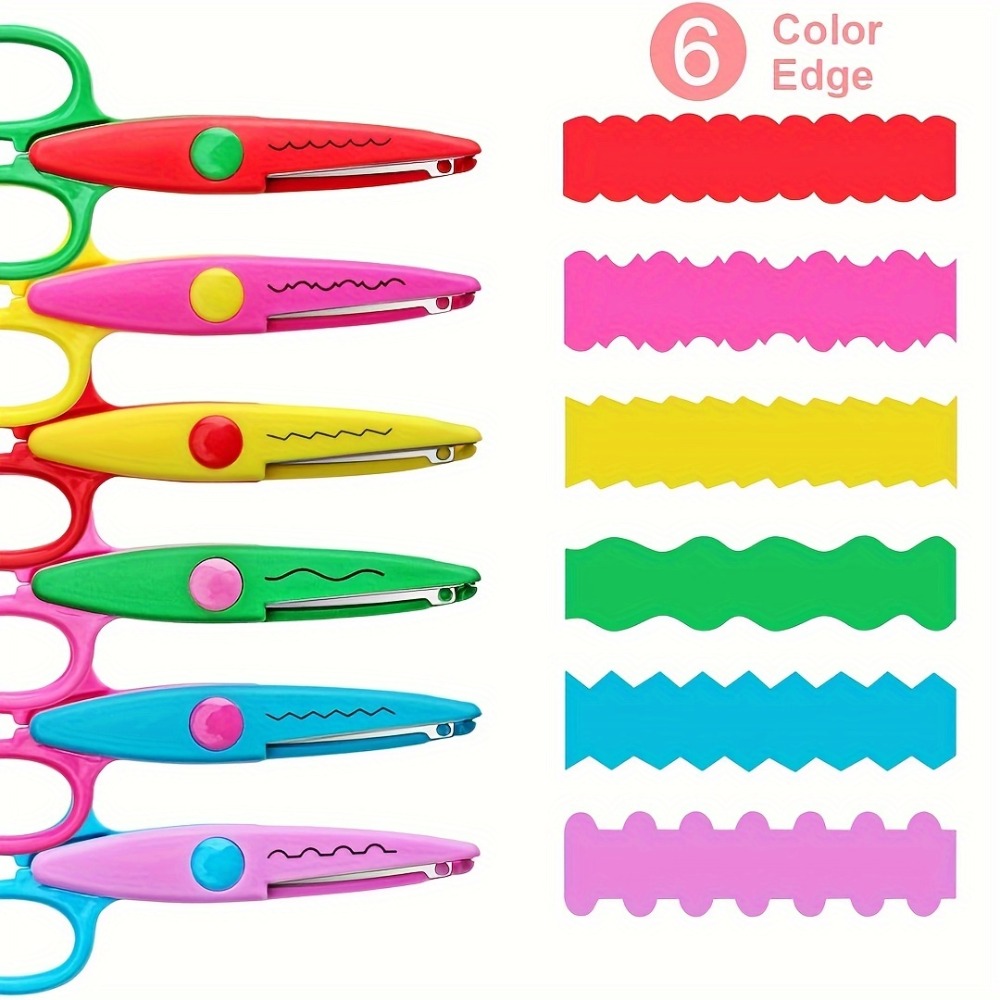 6Pcs/Set Decorative Wavy Sciss - огляд і ціна Art Craft 5 Year Old